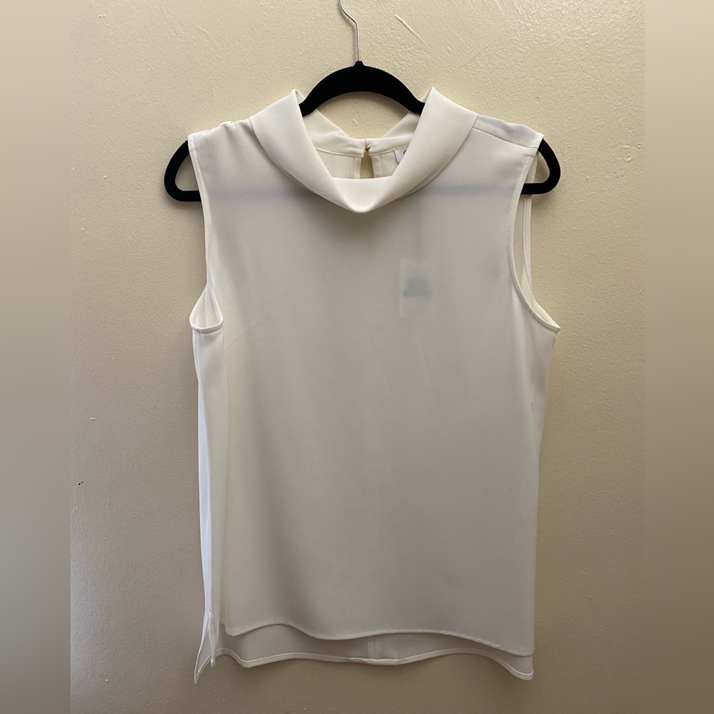 NWT Calvin Klein Women's Top - Soft White - Size L